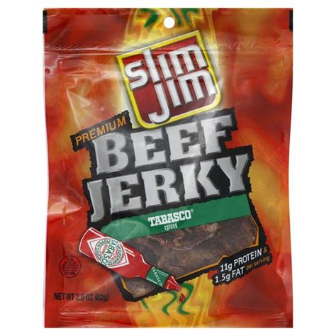 Slim Jim Beef Jerky Premium Tabasco Spiced 29 Oz Instacart