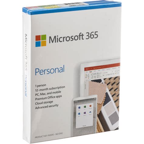 Microsoft 365, formerly office 365, is a line of subscription services offered by microsoft which adds to and includes the microsoft office product line. Microsoft 365 Personal QQ2-01024 B&H Photo Video