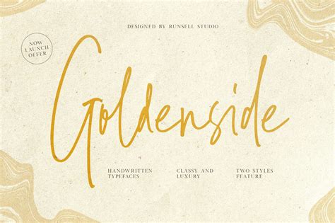 Goldenside Handwritten Script Font Dafont Free
