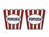 Popcorn Bucket Coloring Page Pictures