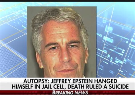 Medical Examiner Rules Jeffrey Epsteins Death A Suicide By Hanging