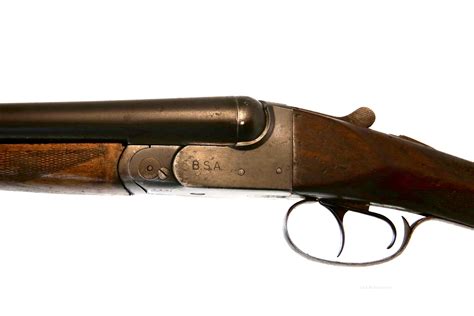 Deactivated Bsa Double Barrel Shotgun Sn 1736