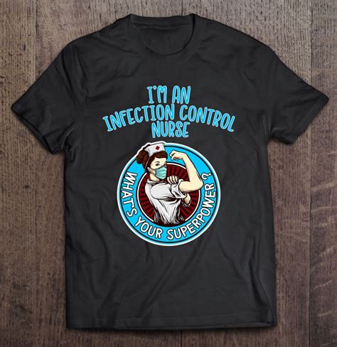 Infection Control Nurse Shirt For Women Medical Nursing T
