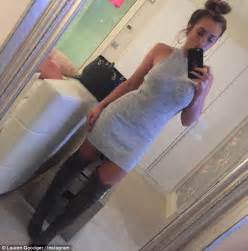 Lauren Goodger Showcases Her Impressive Weight Loss In Slimmed Down Selfie Daily Mail Online