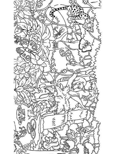 Jungle Theme Coloring Pages