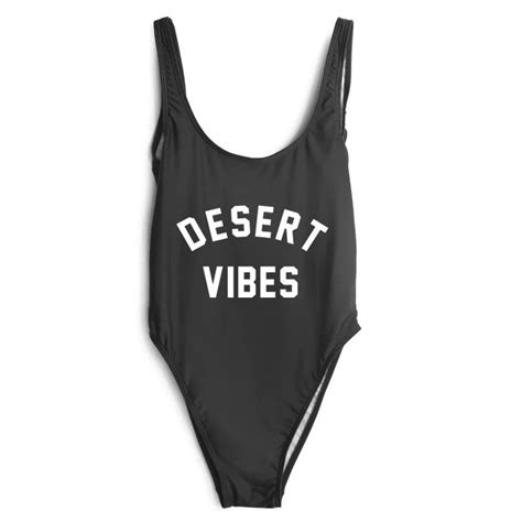 Desert Vibes 2017 Sexy One Piece Swimwear Backless High Cut Swimsuit