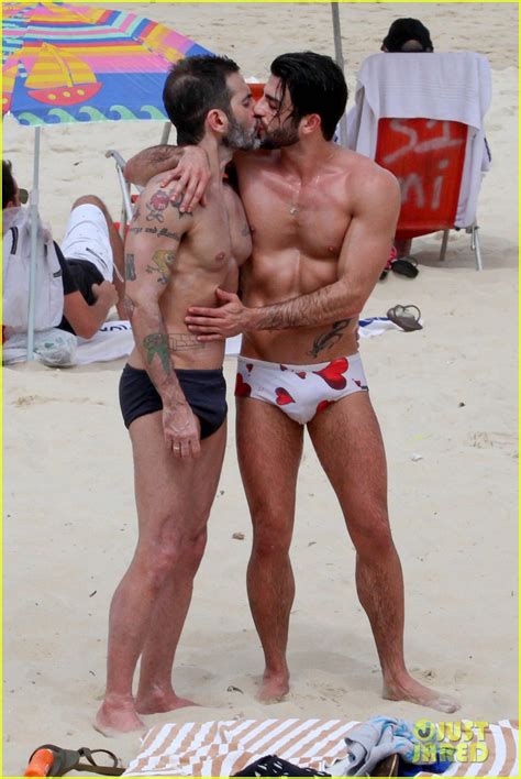 Photo Marc Jacobs Harry Louis Shirtless Speedo Pda In Rio Photo Just Jared