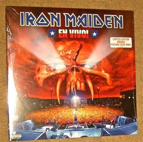 Iron Maiden En Vivo New Sealed 2 Picture Disc Lp Limited