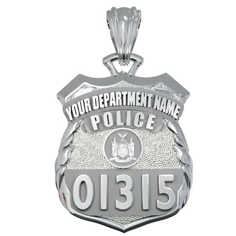 Create A Custom Badge Pendant Or Ring Police And Fire Jewelry Pricing