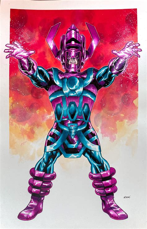 Galactus Illustration By Mike Mckone In E Ss Public Collection Some