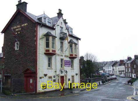 Photo 6x4 The Stirling Arms Hotel Dunblane By The Bridge Over Allan