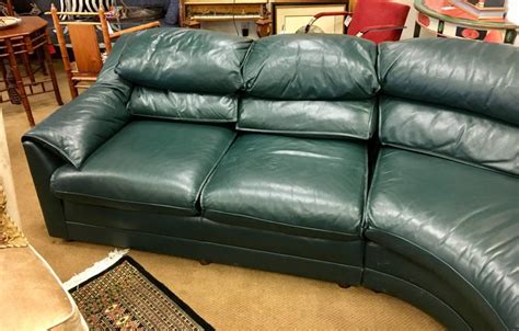 Find a sofa to make you happy. Hancock and Moore British Racing Green Leather Three Piece ...
