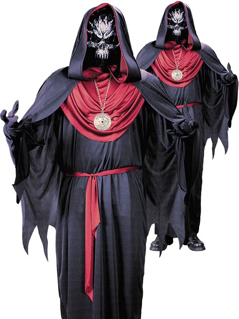 Adult Emperor Of Evil Costume Mens Grim Reaper Halloween Fancy Dress