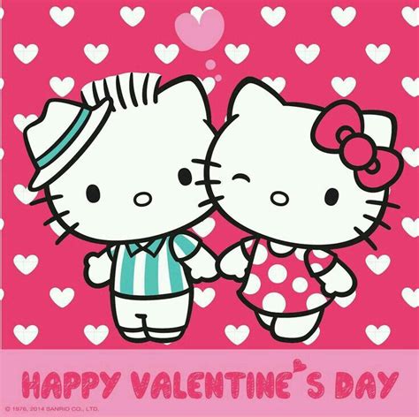 Happy Valentines Day Hello Kitty Printables Hello Kitty Wallpaper Hello Kitty