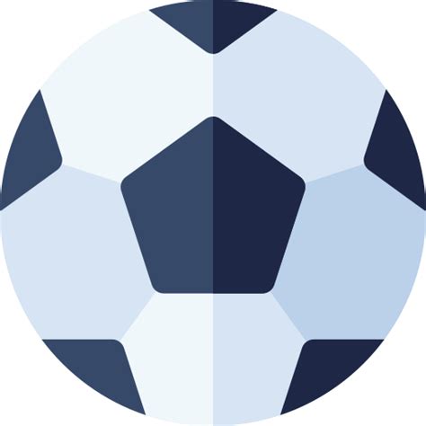 Soccer Ball Basic Rounded Flat Icon