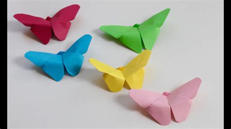 Easy Craft How To Make Paper Butterflies Doovi