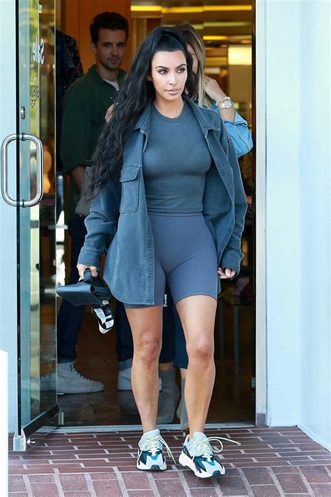 Kim Kardashian Goes Shopping In West Hollywood Celeb Donut