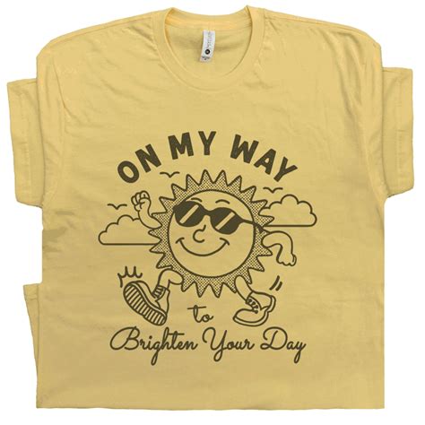 Vintage Sunshine Shirt On My Way To Brighten Your Day