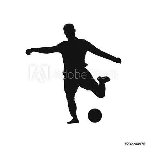 Football Silhouette Vector At Collection Of Football