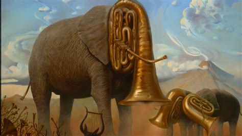 Painting Salvador Dali Elephant Best Painting