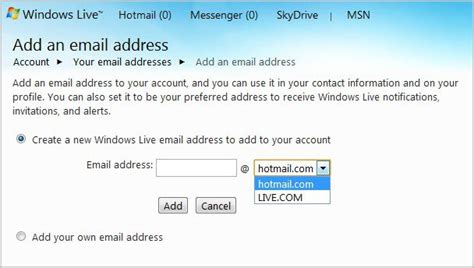 How To Add A New Email To Your Hotmail Account Ghacks Tech News