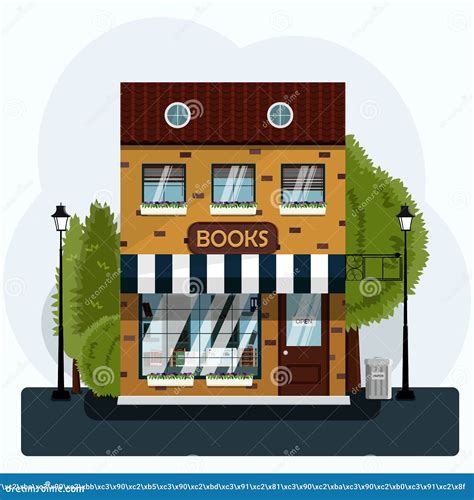 Bookstore Front Vector Illustration 65589069