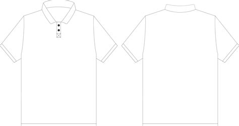 Polo Shirt Template Polo Shirt Fashion Tshirt Png And Vector With