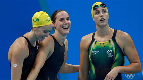 Aussie Swimmers Break Olympic Record At Rio Espn