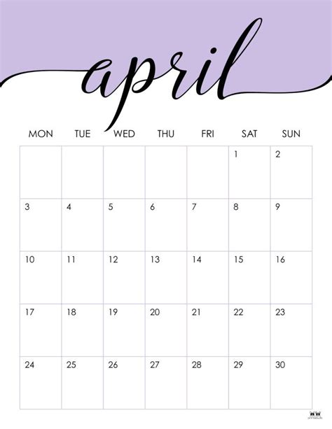 April 2023 Calendars 50 Free Printables Artofit