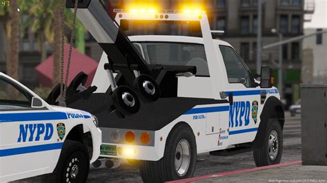 Nypd Fleet Services Division F 550 Tow Truck Gta5