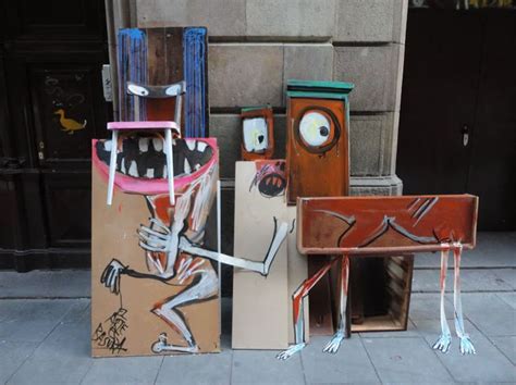 Art Is Trash Street Artists Recycle Sculpture Trash Art