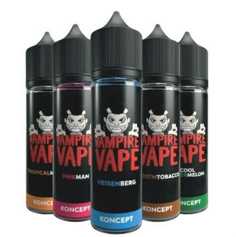 2 Pack Vampire Vape Koncept Short Fill E Liquid Vape E Cig Juice 0mg