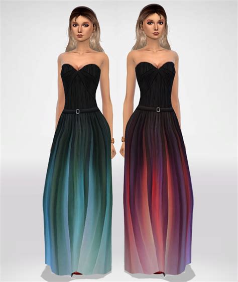 Sims 4 Black Dress Cc