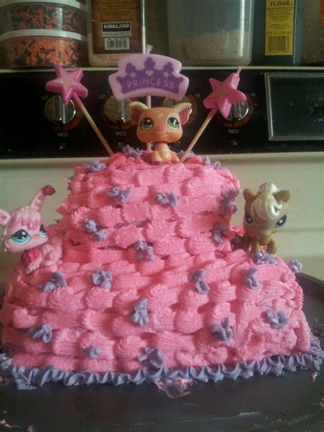 Issabellahs Littlest Pet Shop Cake Made By Mommy Birthday Cakes For
