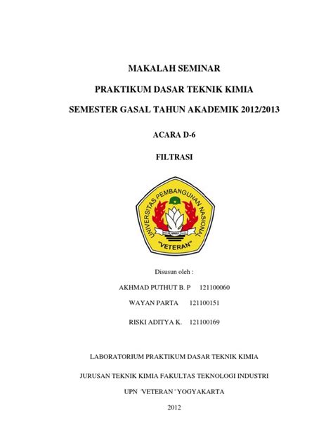 32 Cover Makalah Upn Veteran Yogyakartapptx Makalahab