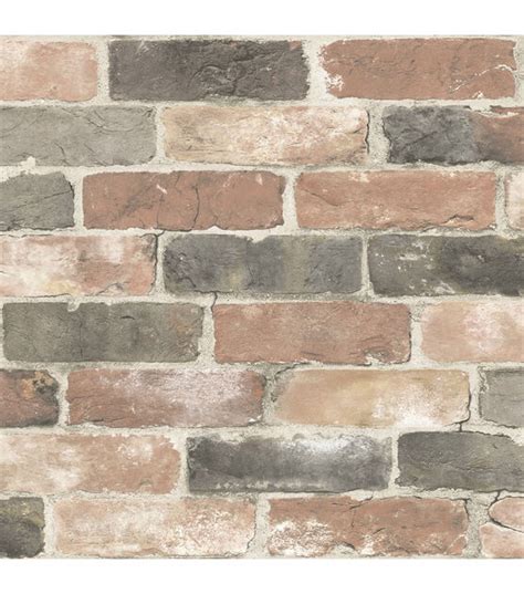 Wallpops Nuwallpaper Peel And Stick Wallpaper Newport Reclaimed Brick Joann