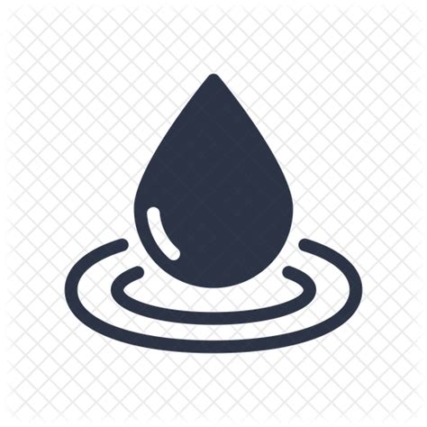 Water Icon Download In Glyph Style