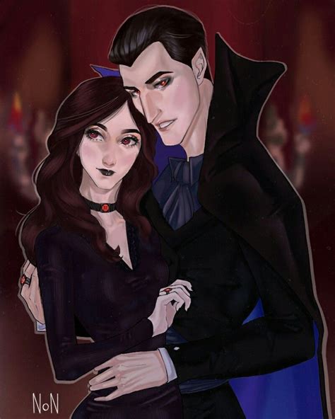 Dracula And Martha The Vampire Father And Mother Of Mavis Sailor Moon