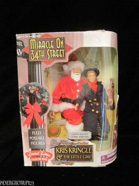 1998 Collectible Miracle On 34th Stltd Ed Kris Kringle And Little Girl