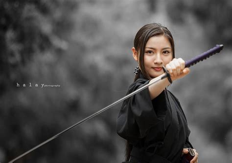 katana female samurai katana girl martial arts