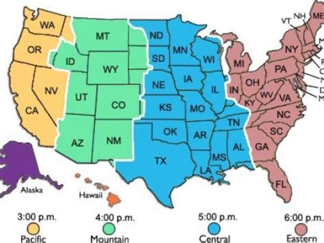Map Of The United States Time Zones Printable Ruby Printable Map