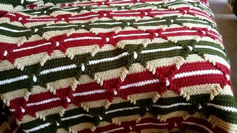 Navajo Crocheted Afghan Crochet Knit Throw Blanket