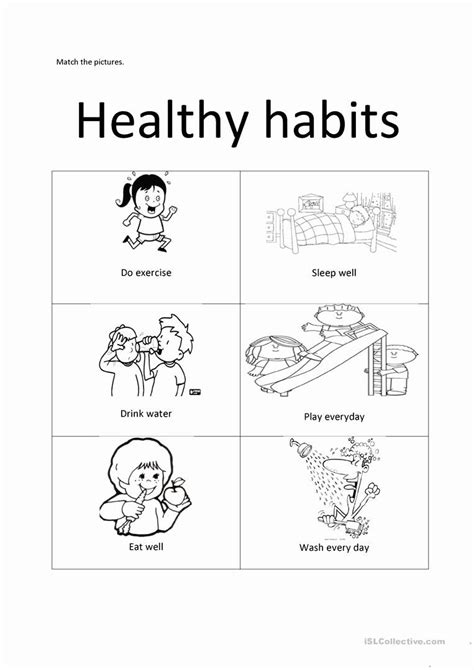 Healthy Habits Worksheets For Preschoolers Best Of Healthy Habits