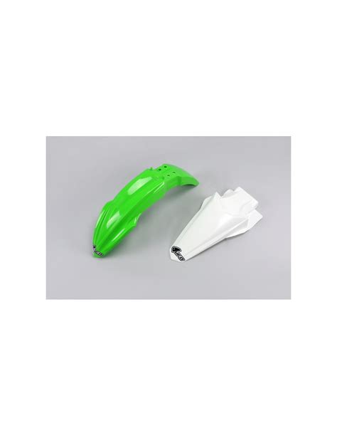 Kit garde boue avant arrière UFO Couleur OEM Kawasaki KX85