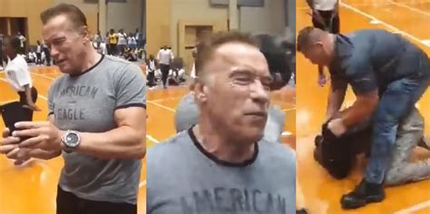 Arnold alois schwarzenegger ˈaɐ̯nɔlt ˈaloʏs ˈʃvaɐ̯tsn̩ˌʔɛɡɐ, англ. Breaking: Arnold Schwarzenegger Attacked by Brutal Kick at ...