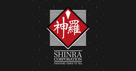 Final Fantasy Vii Shinra Corp T Shirt Inspired By Ff7 Corporation By