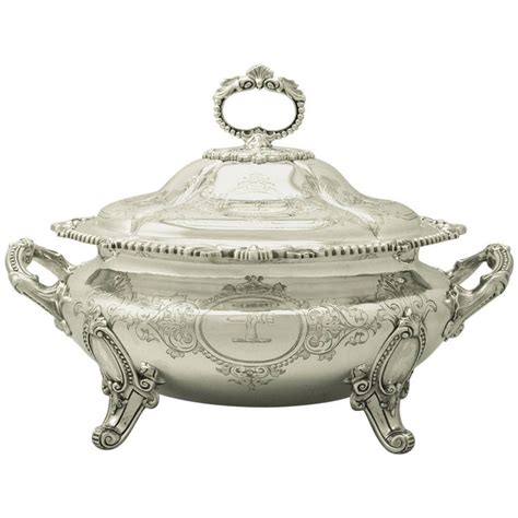 Sterling Silver Soup Tureencenterpiece Antique Victorian 1stdibs