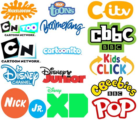 Cartoon Tv Logo Collection