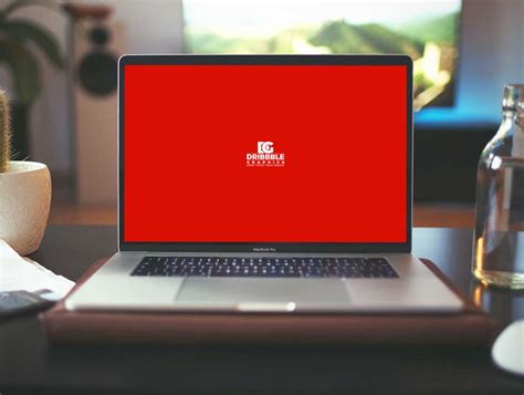 Macbook Pro Laptop Home Office Workspace Psd Mockup Psd Mockups