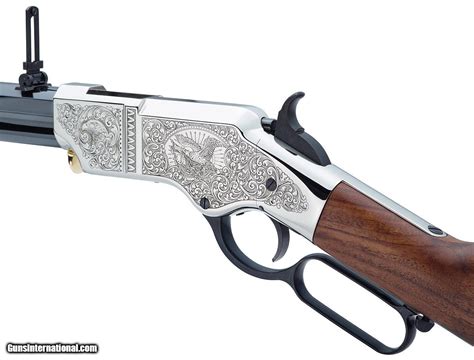 The Original Henry Rifle Silver Deluxe Engraved Edition 44 40